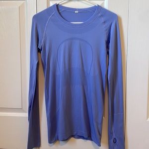 Lululemon “I Run for Cheese” Swiftly Tech Longsleeve Shirt